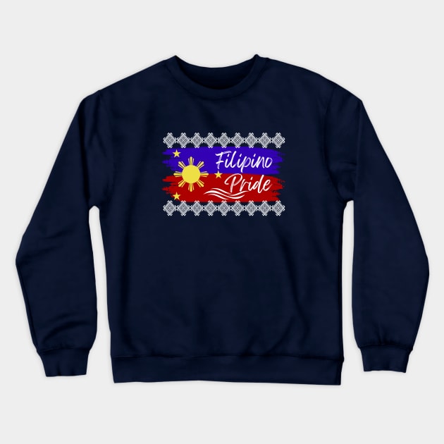 Phil.Flag / Filipino Pride Crewneck Sweatshirt by Pirma Pinas